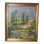 Paysage aux couteaux sign� charon