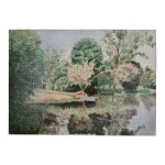 Peinture  l'huile champtre