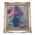 Peinture � l'huile florale