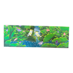 Peinture le jardin tropical