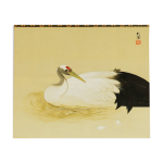 Peinture sur soie 1950 - 80s (showa) - artiste inconnu - japon