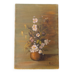 Peinture sur toile bouquet de fleurs