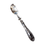 Pelle  poisson en argent fourr, antique franais