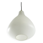 Pendentif en verre opale vintage lisa johansson - pape lumi�re finlandaise du milieu du si�cle
