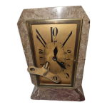 Pendule art dco en marbre, dbut xxme