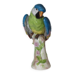 Perroquet en porcelaine dans le got de meissen xx