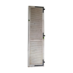 Persienne droite volet bois ancien vintage patin dcoration rtro