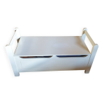 Petit banc coffre blanc