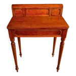 Petit bureau / bonheur - du - jour en merisier massif style louis - philippe