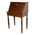 Petit bureau de dame en acajou, poque louis - philippe 1re partie xixe