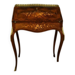 Petit bureau de dame en palissandre, style louis xv 2me partie xixe
