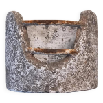 Petit cache - pot brutaliste