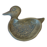 Petit cendrier canard en laiton sculpt, cendrier de poche canard