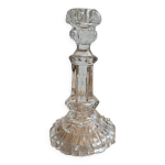 Petit chandelier en verre moul