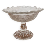 Petit compotier ancien en verre