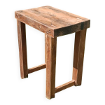 Petit tabli ancien en chne massif