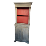 Petit meuble gris 1 corps / intérieur rouge Petit meuble gris 1 corps / intérieur rouge