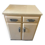 Petit meuble vintage en bois rangement rtro au charme authentique