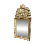 Petit miroir ancien en bois doré, style régence Petit miroir ancien en bois doré, style régence