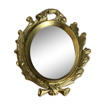 Petit miroir ancien en bronze