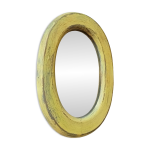 Petit miroir ancien ovale