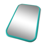 Petit miroir barbier turquoise