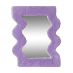 Petit miroir ondul� lilas