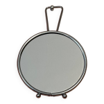 Petit miroir rond type barbier Petit miroir rond type barbier
