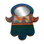 Petit miroir style mexicain