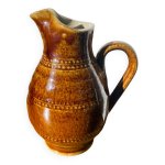 Petit pichet / carafe en grs verniss