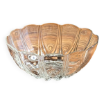 Petit saladier vintage en verre arcoroc codec  motifs de ptales styliss