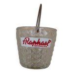 Petit seau � gla�ons st - rapha�l quinquina ancien en verre