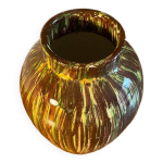 Petit vase cramique vert