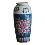 Petit vase  fleurs en cramique style asiatique