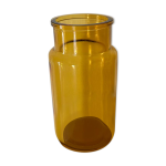 Petit vase en verre transparent