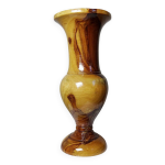 Petit vase vintage bois d'olivier tourn main
