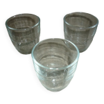 Petits verre duralex transparents x3