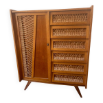 Petite armoire osier