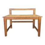 Petite banquette en chne annes 50