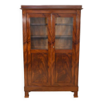 Petite bibliothque en acajou, poque restauration dbut xixe