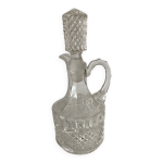 Petite carafe  liqueur, huilier ou vinaigrier ah bavaria en cristal taille