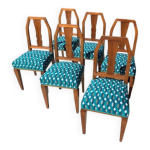 Petites chaises anciennes de  chteau  en bois massif