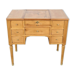 Petite coiffeuse en merisier massif, poque louis xvi fin xviiie