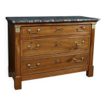 Petite commode de proprit en merisier, poque directoire dbut xixe