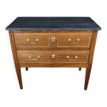 Petite commode rgionale en noyer, style louis xvi dbut xixe
