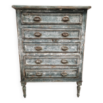Petite commode semainier patin