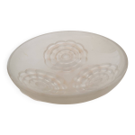 Petite coupe en verre poli, poque art nouveau,