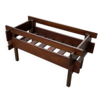 Petite jardinière en chêne moderniste années 50 Petite jardinière en chêne moderniste années 50