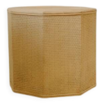 Petite table d appoint octogonale en rotin couleur crme