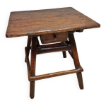 Petite table de banquier / loyer ou de marchand antique, fin du xviiie si�cle.